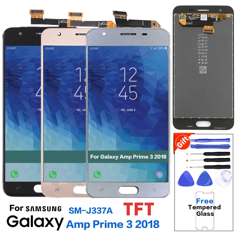 J3 2018 жк-дисплей для Samsung Galaxy J337 J337P J337T с сенсорным экраном дигитайзер замена |