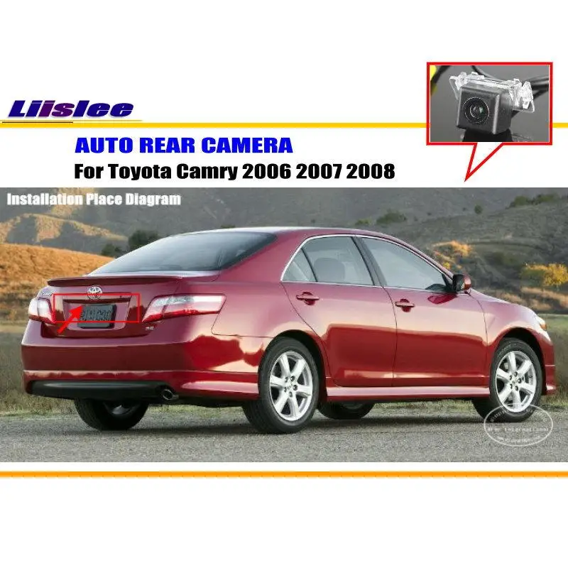 Liislee Автомобильная задняя камера для Toyota Camry 2006 2007 2008/задняя парковочная камера/HD CCD RCA NTST PAL/Скрытая камера заднего вида