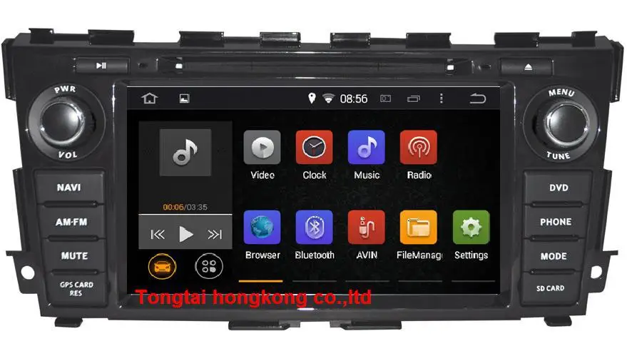 Excellent 8"Android 6.0 for NISSAN TEANA 2013 car dvd,gps navigation 3G,Wifi,BT,4core,16G flash,1024 x 600,Russian,English 1