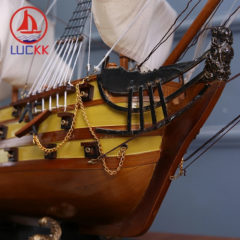 Деревянная модель корабля LUCKK 96 см Англия HMS VICTORY 1765 сборка здания украшение