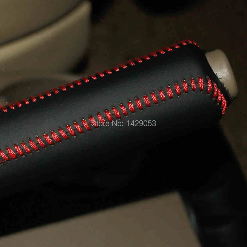 Чехол для hyundai Tucson ручной тормоз крышка из натуральной кожи DIY Автомобильный Стайлинг авто принадлежности украшение интерьера