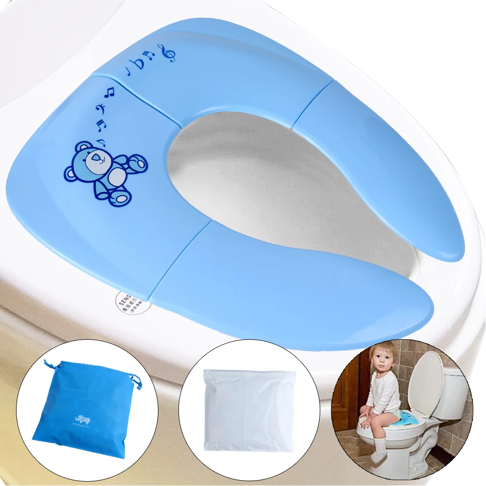 

Baby Travel Folding Potty Seat toddler portable Toilet Training seat children urinal cushion children pot chair wc pad /mat