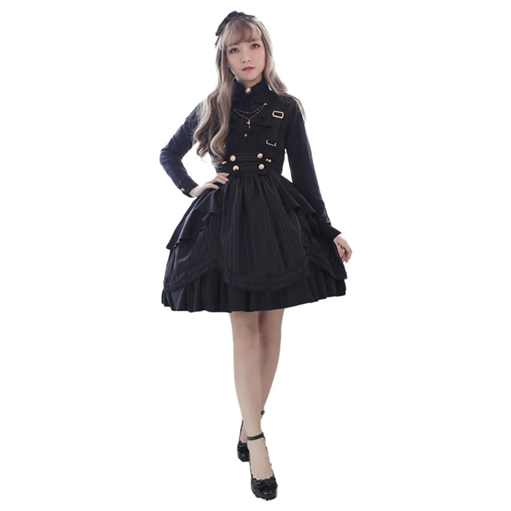 

Cosplay Princess Lolita Gothic Strap Dress Layered Ruffled Luxury Vintage Maid Dress Red Costume Halloween Costume for Women