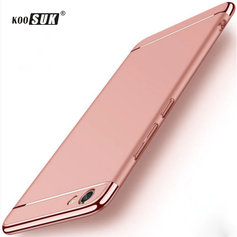 Чехол с полной защитой для Vivo Y71 Y85 Y69 Y97 Y31 Y53 Y51 Y55 Y66 Y67 V5 Lite задняя крышка золотым