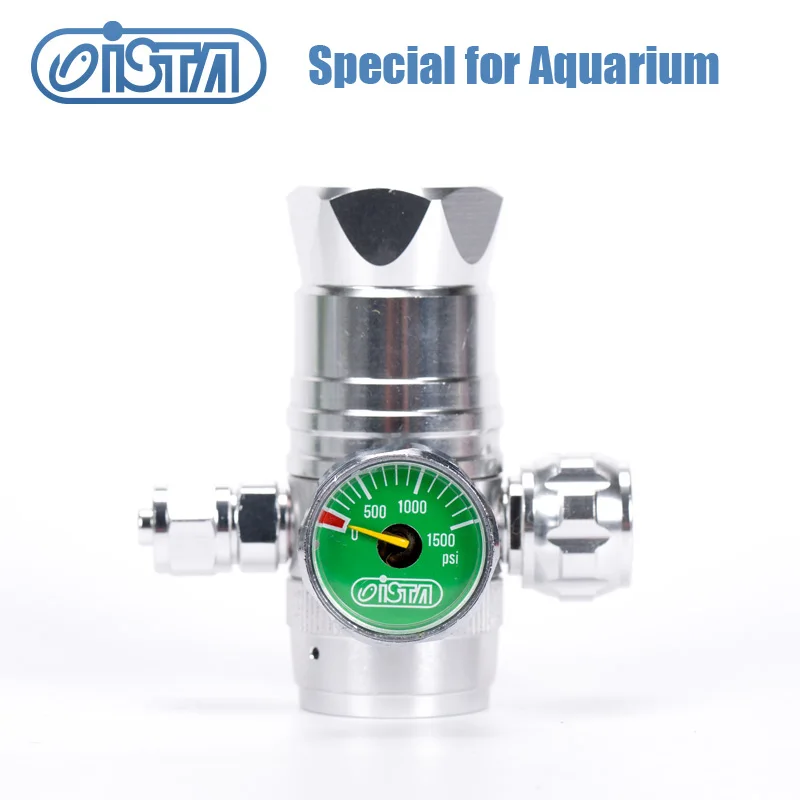 

ISTA CO2 single regulator mini nano JIS m22-14 W21.8 110v 220v magnetic solenoid valve aquarium water plant fish tank