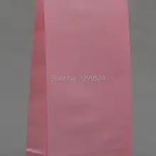 100 шт/партия крафт розовый бумажный пакет 23x12x7,5 см милый бутик ювелирные изделия сумка для продуктов мешок модный бумажный подарочный мешок