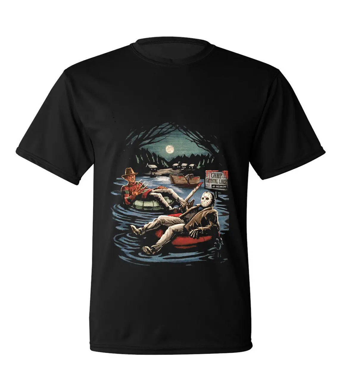 

FRIDAY The 13th JASON Voorhees FREDDY Krueger ELM STREET Movie MEN'S New T-Shirt Men Adult T Shirt Short Sleeve Cotton