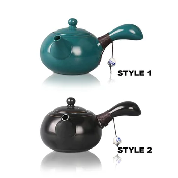 

Jun Yao Ceramic Teapot Cha Hu Puer Tea Teapot Oolong Tea Teapot Kung Fu Tea Set