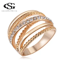GS 2018 New Gold Color Multilayer Hollow Rings For Women High Quality Stainless Steel Trendy Stack Finger Ring Men Jewelry R4 GS 2018 New Gold Color Multilayer Hollow Rings For Women High Quality Stainless Steel Trendy Stack Finger Ring Men Jewelry R4
