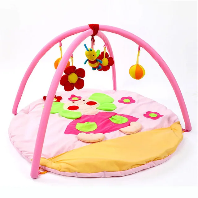 pink elephant play mat