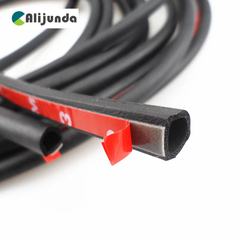 

2 meters Universal Small D Large D Rubber Seals Car Door Noise Sound Isolation Noise Waterproof Car Door Gask Rubber