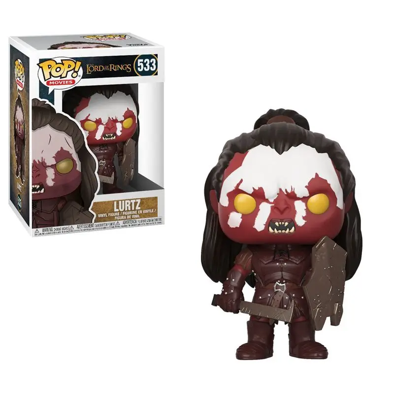 

Funko pop Official Lord OF THE RINGS - Lurtz Vinyl Action Figure Collectible Model Toy with Original Box