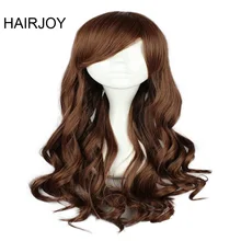 HAIRJOY синтетические волосы на молнии 70 см длинные волнистые Harajuku Лолита косплей парик 18 цветов