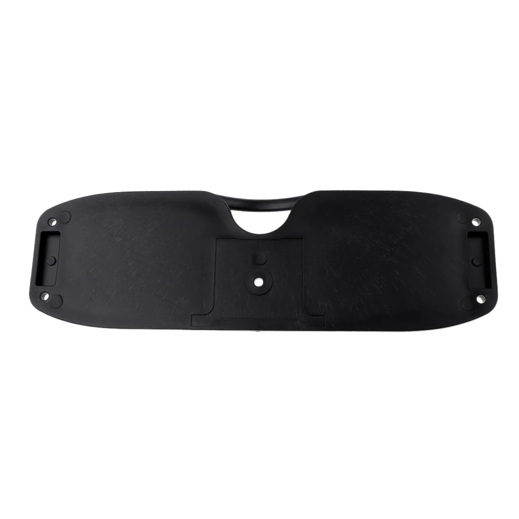 Protable Durable Black Transom Plate Outboard Mounting Engine Bracket for Inflatable Boat Rubber Dingy Yacht Fishing 30 x 9.3cm