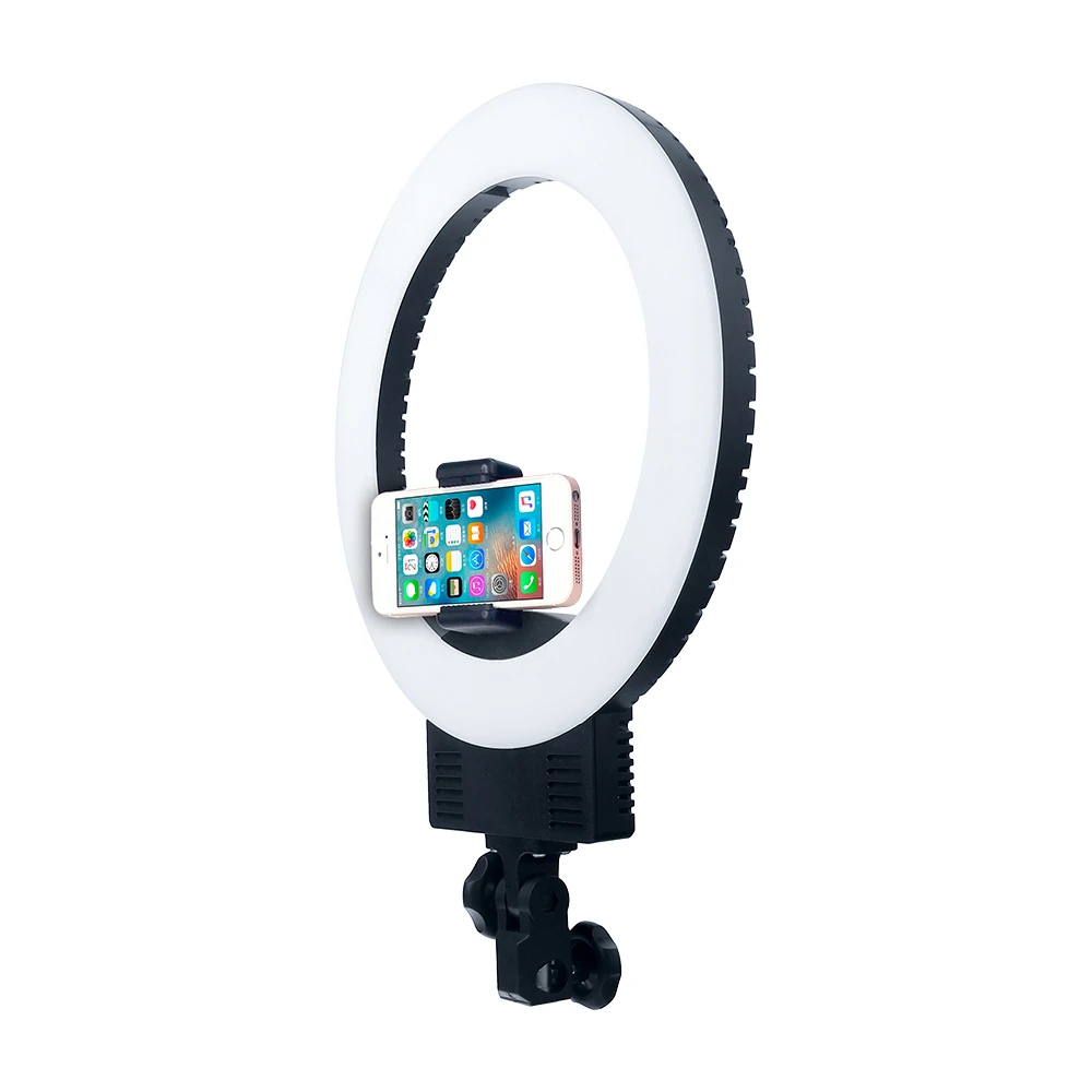 12 дюймовый светодиодный кольцевой светильник 3200 K-5600 K с регулируемой яркостью для Камера видео съемки смартфонов Youtube фото селфи с 1,8 м штатив-Трипод