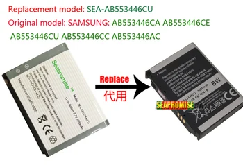 

2018 newest wholesale 5PCS AB553446CU battery for SAMSUNG 920SE,i620,A76,A767,F480,F488,F488E,W569,W509