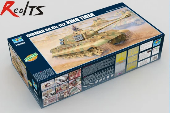 

Trumpeter 1/16 00910 German Kingtiger 2in1 (Henschel Turret) Model Kit