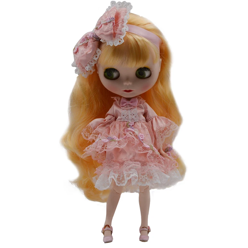 

Blyth Doll BJD, Neo Blyth Doll Nude Customized Frosted Face Dolls Can Changed Makeup and Dress DIY, 1/6 Ball Jointed Dolls SO20