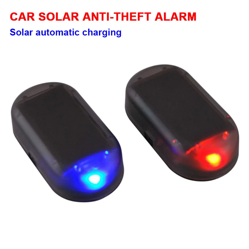 

Solar Energy Car LED Alarm Light Night Warning Flash Signal for Car Safety Security System NJ88