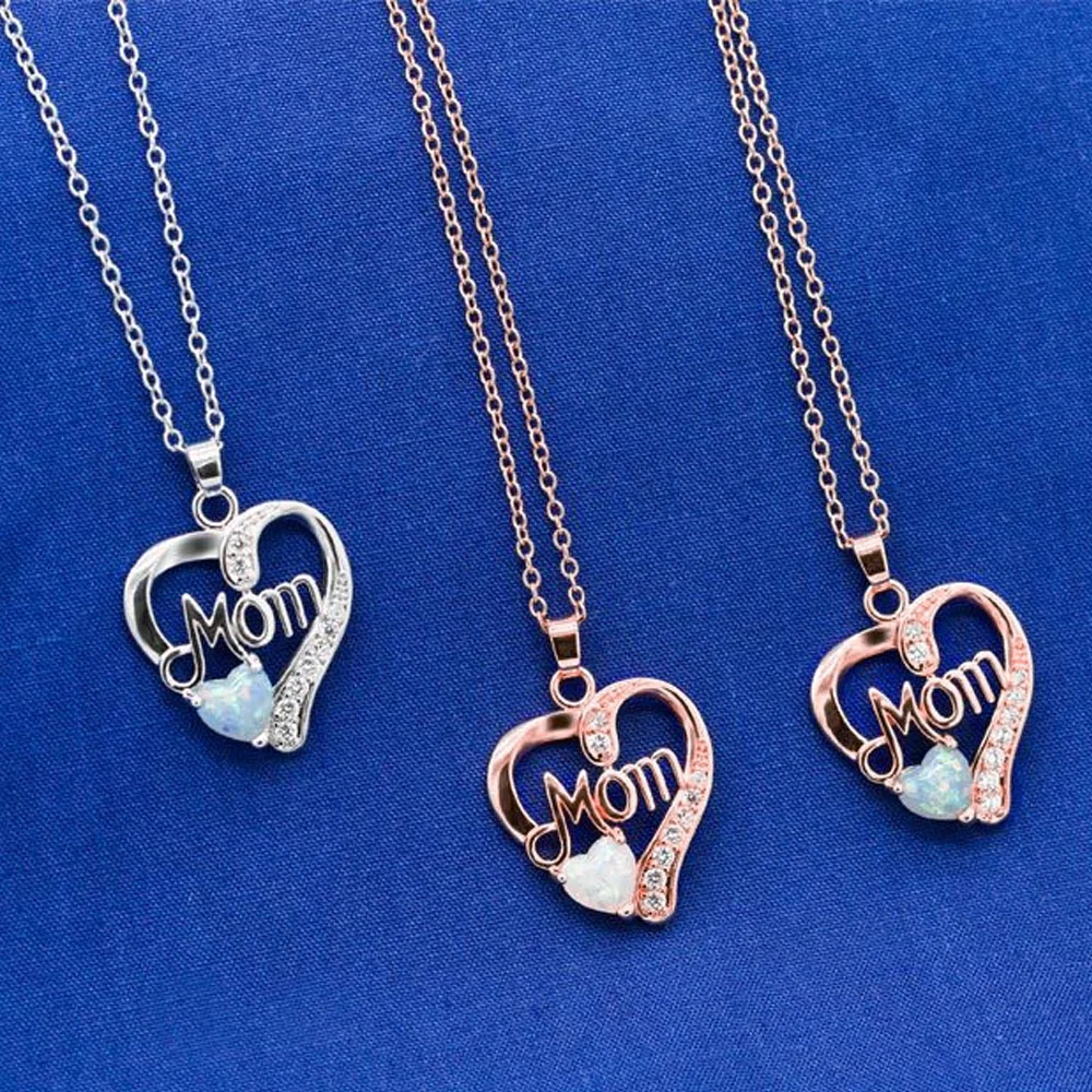 Подарочное ожерелье с подвеской в виде надписи Love Heart Mom|Шармы| |