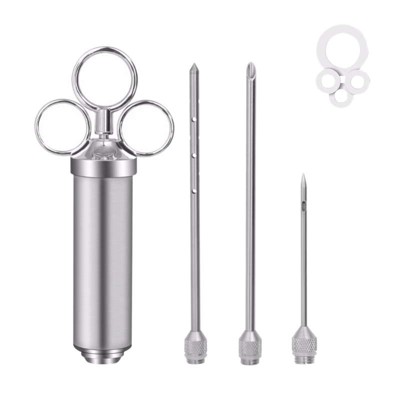 Heavy Duty Meat Injector 304 Stainless Steel Seasoning Injector