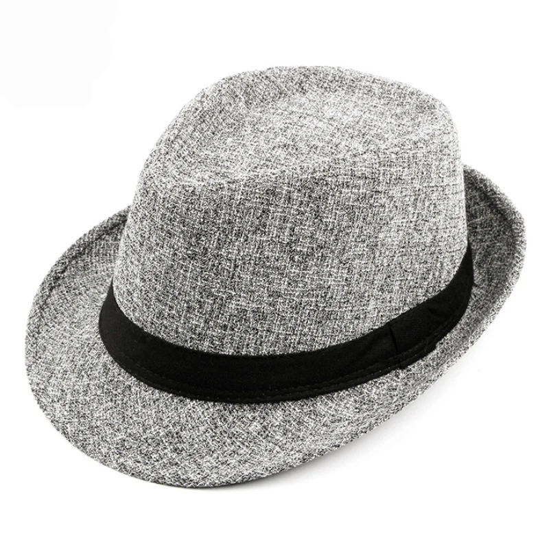 HT1750 Новинка Осень Зима Fedoras мужские и женские повседневные шляпы Trilby Bowler унисекс черный ремешок джазовые шляпы широкий джазования с полями шляпа Fedora