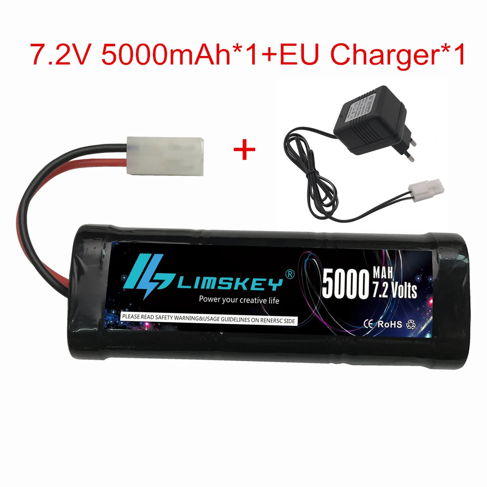7.2V 5000mAh Ni-MH SC battery and 7.2v charger for RC toys tank car Airplane Helicopter With Tamiya Connectors 7.2 v battery 7.2V 5000mAh Ni-MH SC battery and 7.2v charger for RC toys tank car Airplane Helicopter With Tamiya Connectors 7.2 v battery