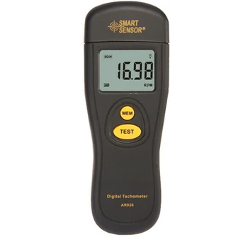 

Digital Laser Tachometer AR926 2.5~99999RPM Infrared Photo Tachometer Non Contact Rpm Meter