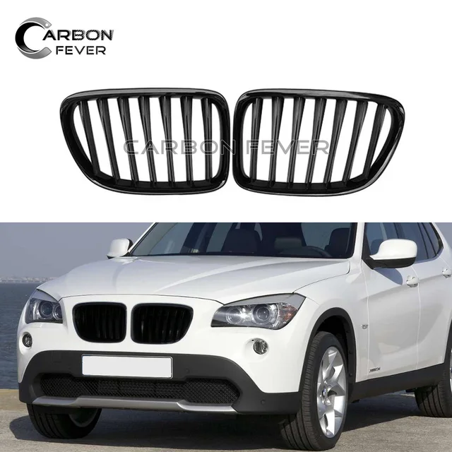 For BMW X1 E84 Front Bumper Grille Single / Dual Rid Kidney Grill Wagon