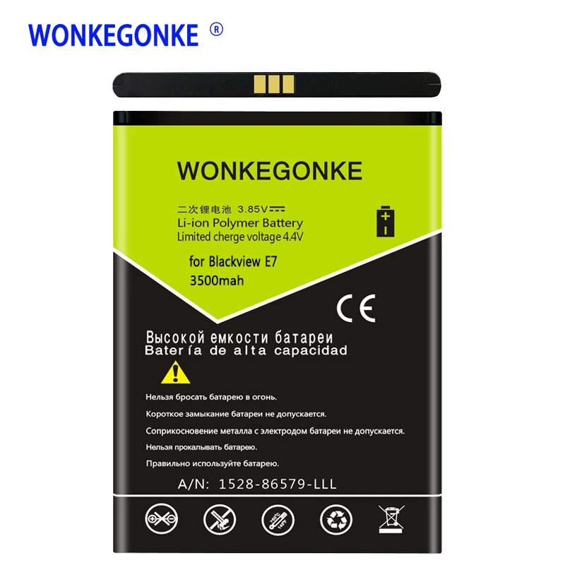 WONKEGONKE для Blackview E7 батарея для Blackview E7S Замена батареи мобильного телефона батарея