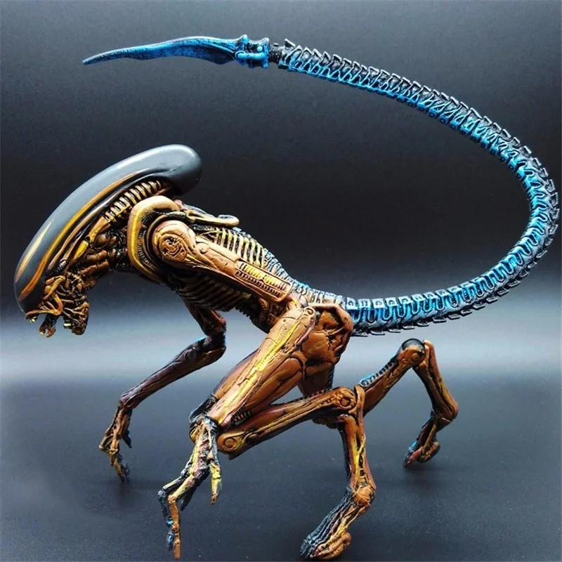 NECA Toy Aliens Blue Alien Predators Riple PVC Action Figure 18CM