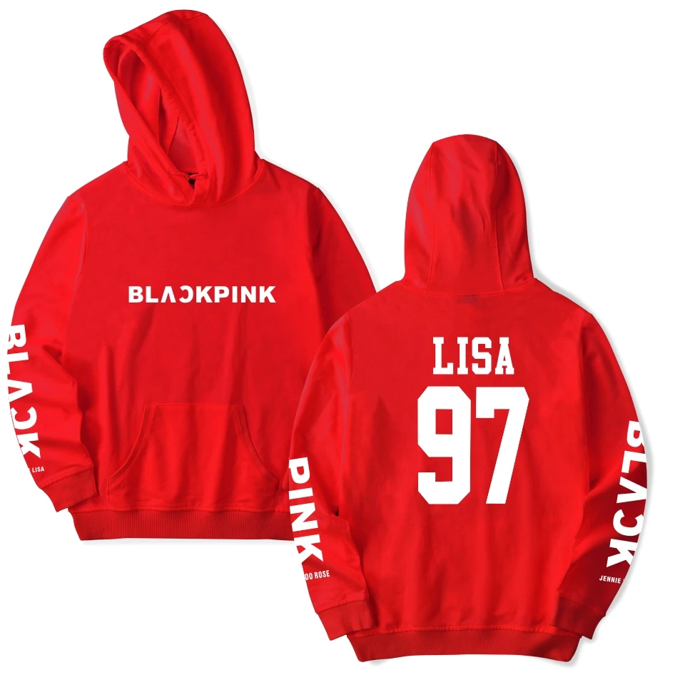  Blackpink Hoodies Sweatshirts Women K-pop Korea Hoodie Blackpink hoodie sweatshirt men Hip-hop Kpop