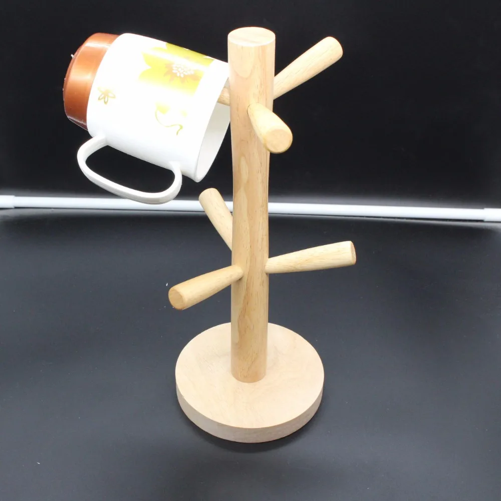 2018 Coffee Tea Cup Display Rack Double Layer Kitchen pine Shelf
Storage Rack Shelves Kitchen Holder Rack kitchen utensils