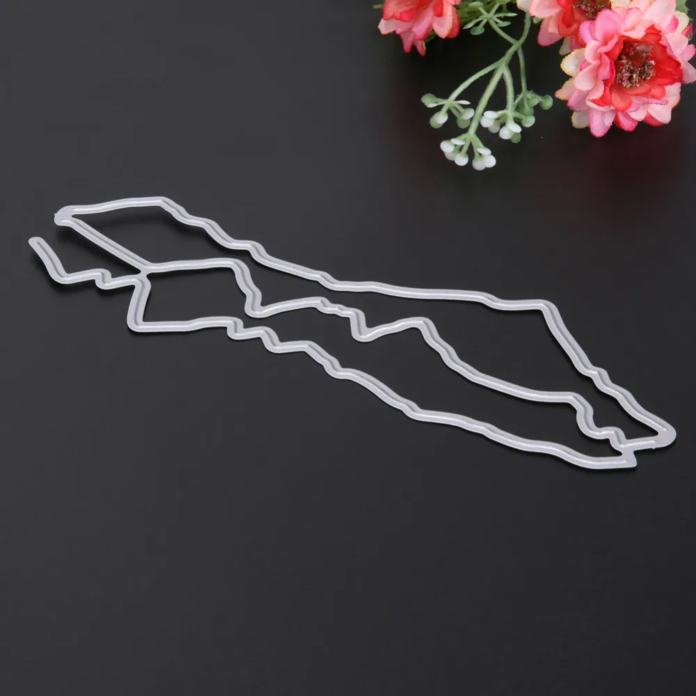 

Mountain Wave Line Metal Cutting Dies Stencils For DIY Scrapbooking Decorative Embossing Suit Paper Cards Die Cutting Template