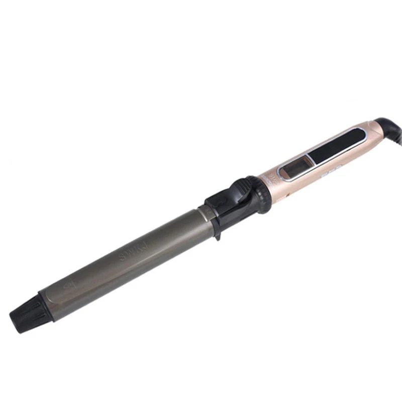 USHOW Hot LCD Professional Ceramic Curling Iron Digital Hair Curlers Styler Heating Hair Styling Tools Magic Curling Wand Irons