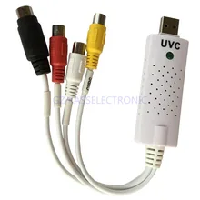 2016 new UVC Video Capture Card USB capture analog video from VHS Hi8 Camcorder to PC