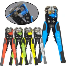 Cortador de fio de fita de crimpagem, HS-D1 cortador automático multi-funcional ferramentas de descascar alicates terminal 0.2-6.0mm2 ferramenta