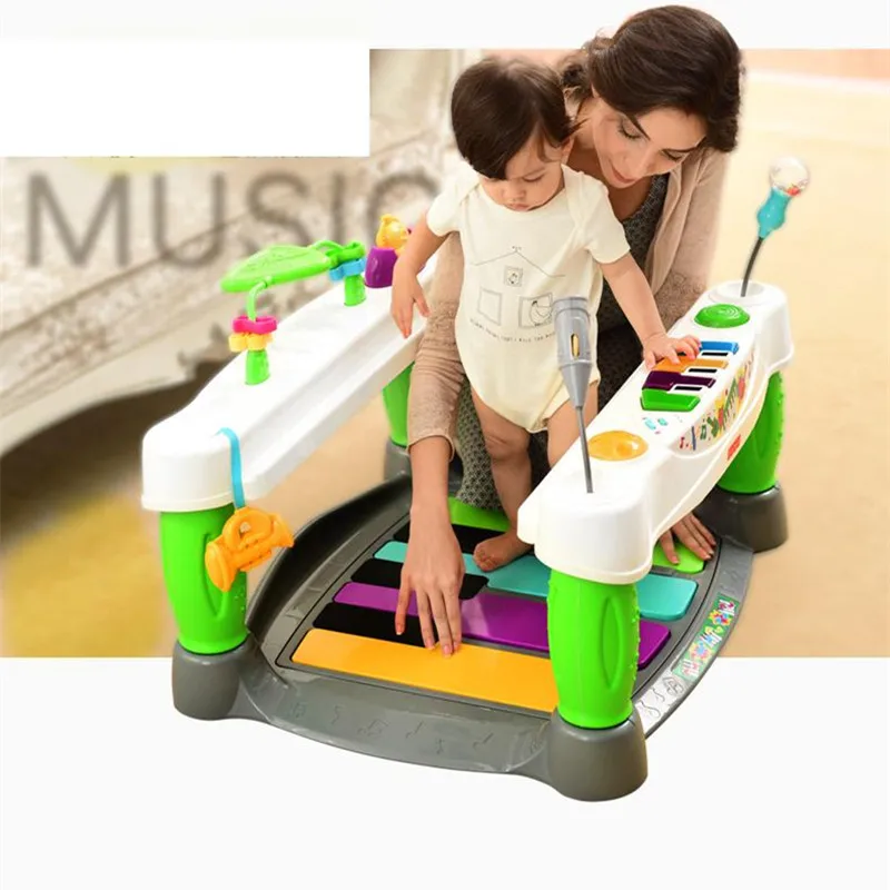 Детский многофункциональный роскошный рояль ходунки детские игрушки музыкальное пианино фитнес-пакет 6-36 месяцев