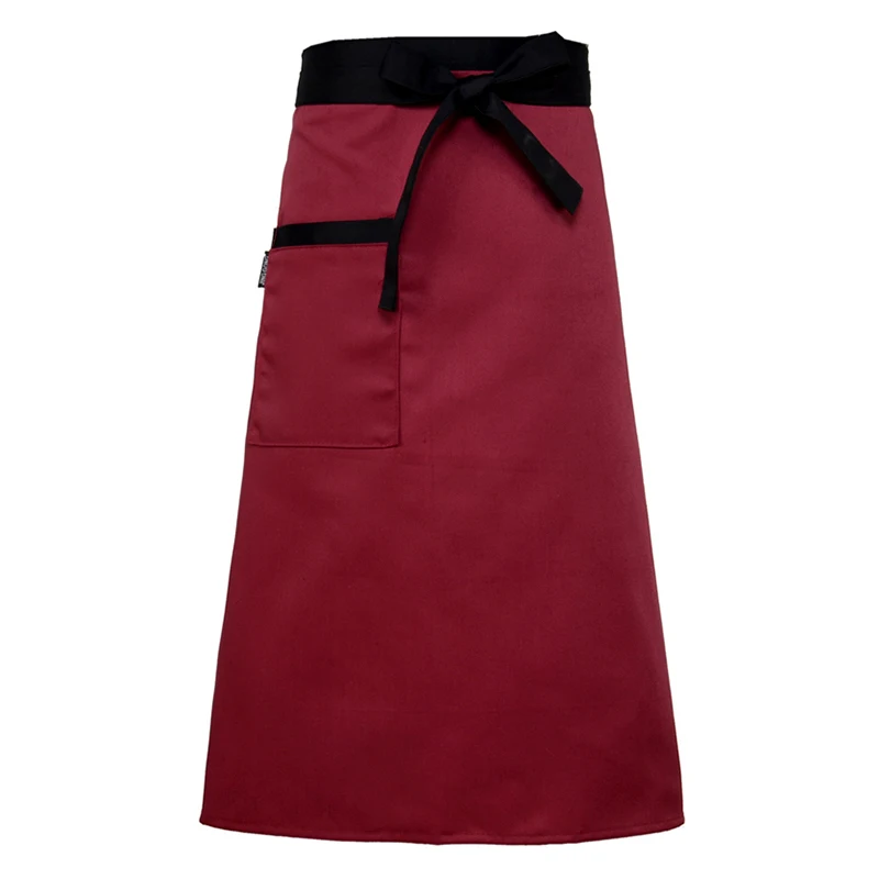 Wholesale price Women's Striped Kitchen Apron Men's Useful Cooking Grid Adjustable Chef Accessories Kitchen Apron new coat chef - Цвет: photo