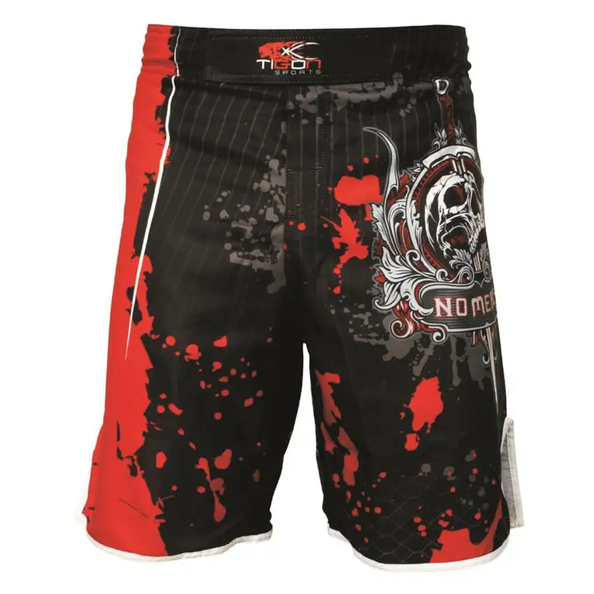 Skull Trunks fitness training Tiger Muay Thai MMA shorts Boxing sanda MMA pants