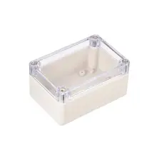 100x 68 x 50mm ABS Junction Box Universal Project Enclosure w PC Transparent Cover