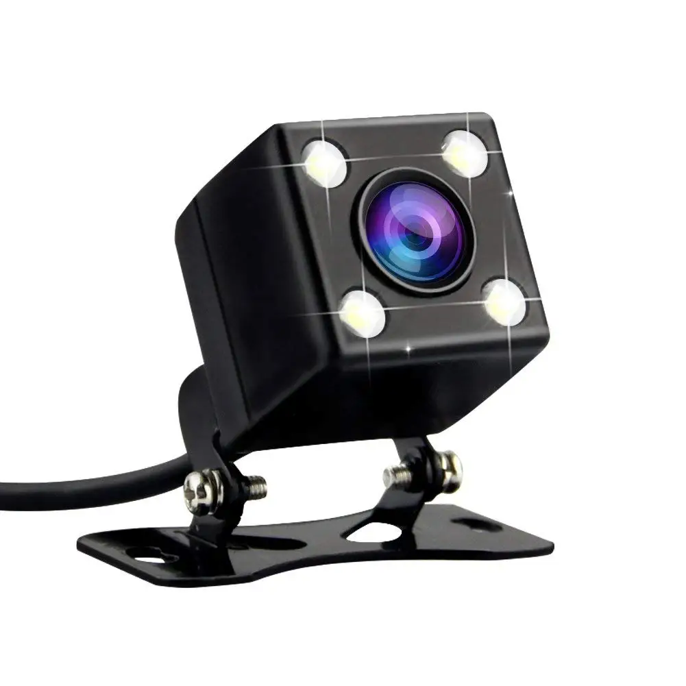 

Car Rear View Backup Mini Camera 170 Degree Car Parking Reverse Backup Camera With 4 LED Night Vision IPX67 Waterproof