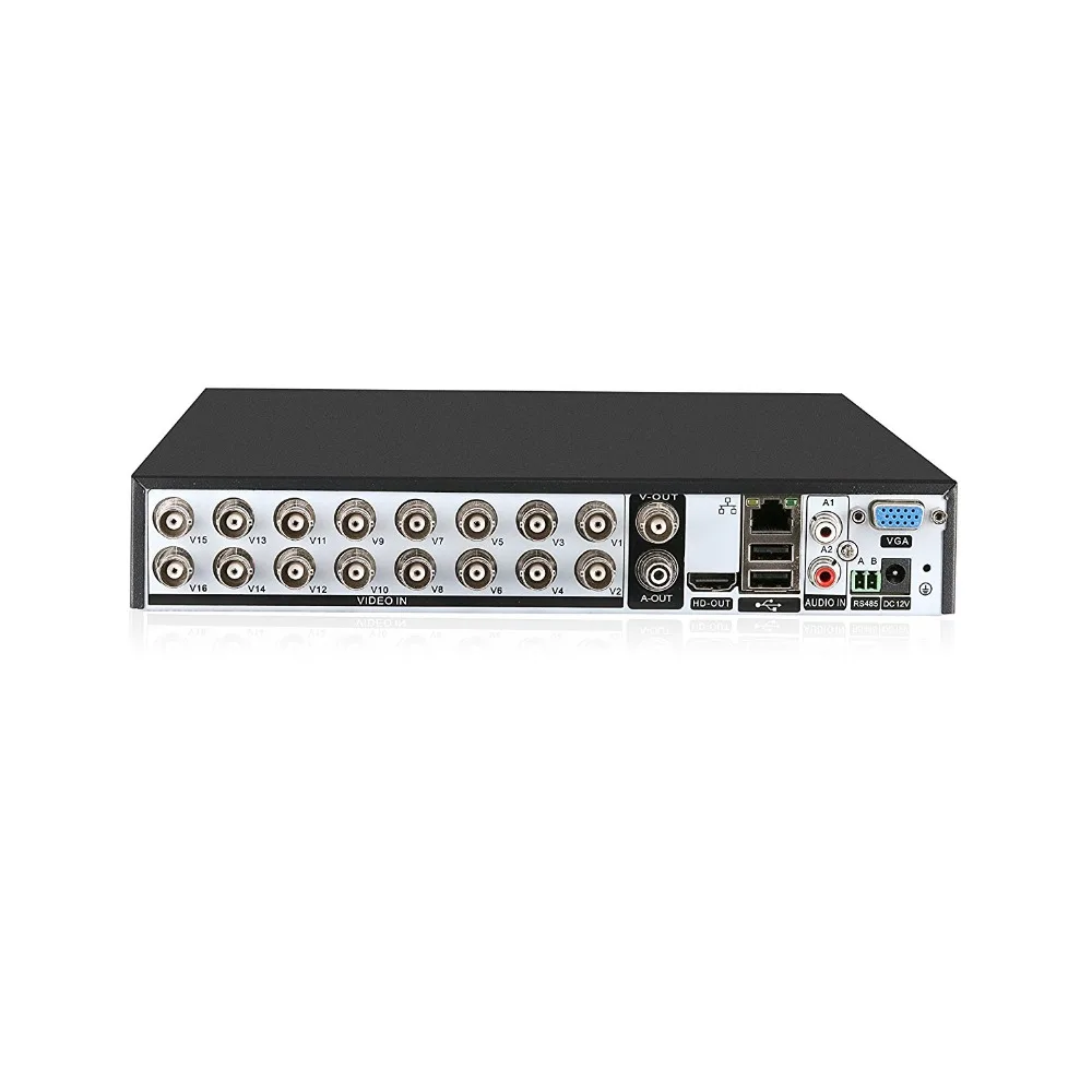 Tmezon HD 16CH DVR NVR HVR 3 in 1 Advanced Security Surveillance System Support Analog TVI CVI AHD IPC 5 in 1 Video Input