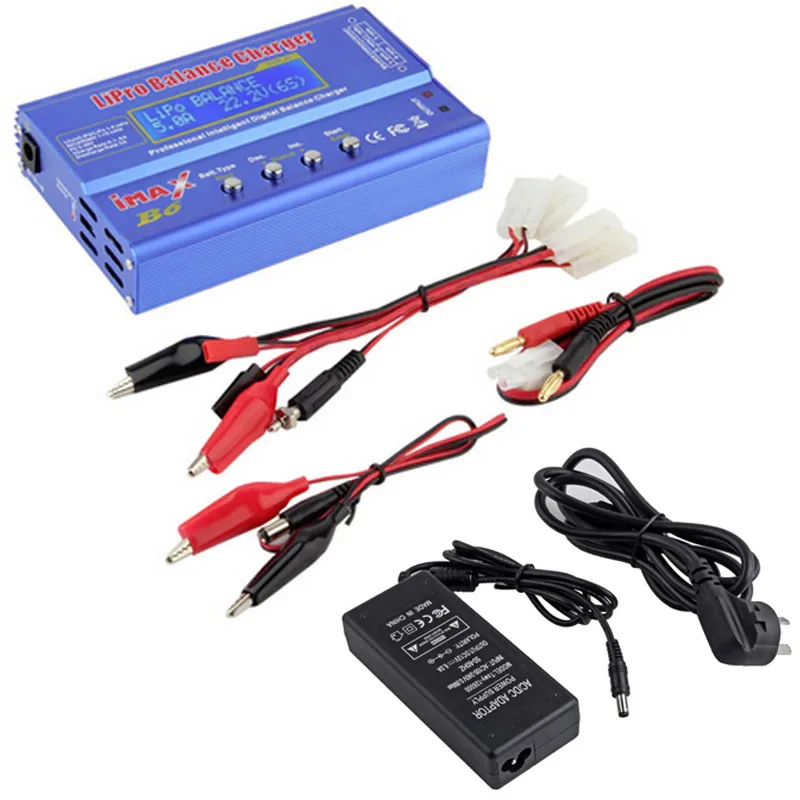IMAX B6 цифровое RC Lipo NiMh аккумуляторное балансирующее зарядное устройство + AC POWER 12v 5A