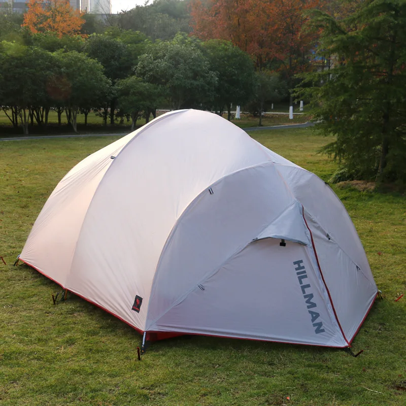 Hillman 3 4 person double layer silicon coated waterproof ultralight