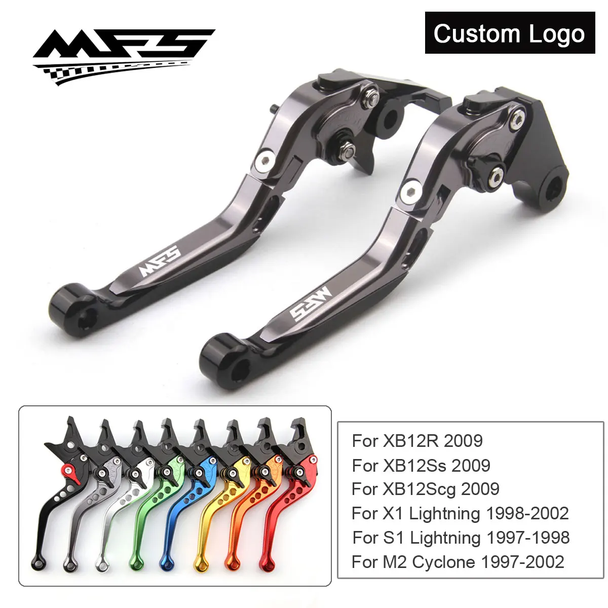 

CNC Brake Clutch Levers Handle For BUELL XB12R XB12Ss XB12Scg X1 Lightning S1 Lightning M2 Cyclone Custom Brake Levers