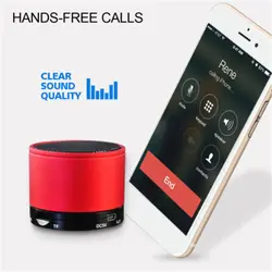 Портативный Mini Bluetooth Динамик Беспроводной громкий Динамик s для смартфонов Поддержка руки бесплатные звонки Путешествия карман стерео Music