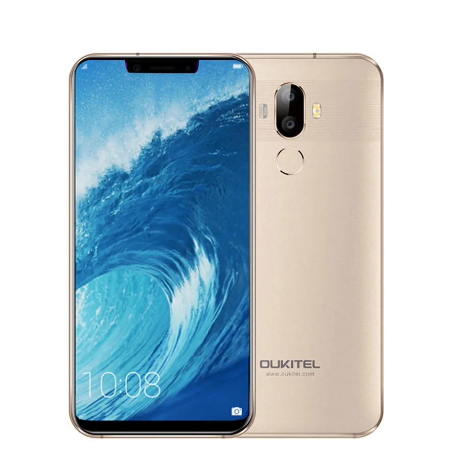 Мобильный телефон Oukitel U18, 5,85 дюйма, 21:9, полный дисплей, распознавание лица, MT6750T, четыре ядра, Android 7,0, 4 Гб ram, 64 ГБ rom, 4000 мАч, 16 МП