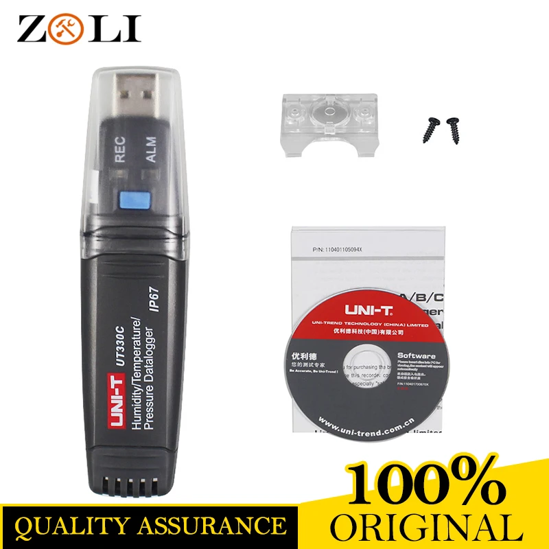 UNI-T UT330C IP67 Mini USB Temperature Humidity Datalogger Recorder Air Pressure Tester Data Logger Storage Meter 3in1 UT330C ut330a ut330b ut330c datalogger temperature humidity atmospheric pressure ip67 waterproof weather station export thermometer