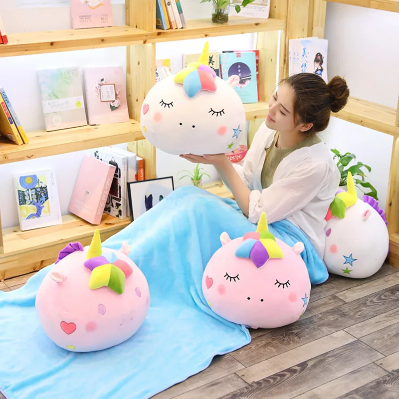 stuffed unicorn pillow
